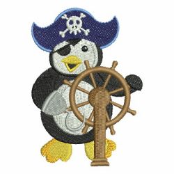 Pirate Penguins 05 machine embroidery designs