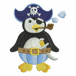 Pirate Penguins 08 machine embroidery designs