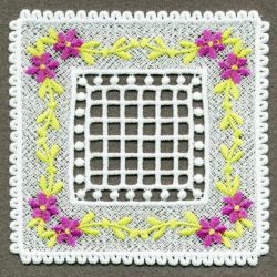 FSL Floral Coasters 02 machine embroidery designs