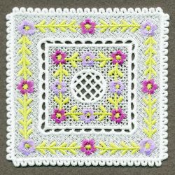 FSL Floral Coasters 05 machine embroidery designs