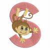 Monkey Alphabets Uppercase 19