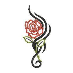 Tribal Roses 07 machine embroidery designs