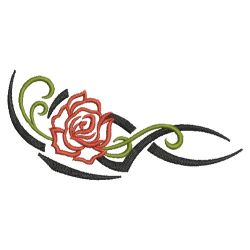 Tribal Roses 11 machine embroidery designs