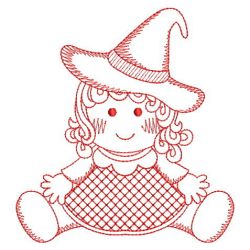 Redwork Holiday Ragdolls(Lg) machine embroidery designs