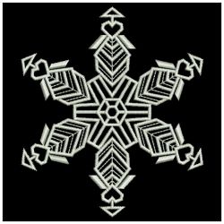 White Snowflakes Quilts(Lg) machine embroidery designs