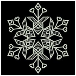 White Snowflakes Quilts 03(Sm) machine embroidery designs