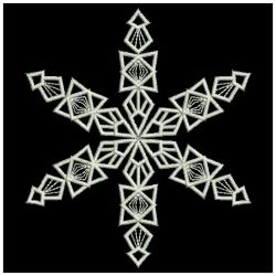 White Snowflakes Quilts 05(Lg) machine embroidery designs