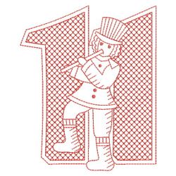 Redwork 12 Days Of Christmas 11(Lg) machine embroidery designs