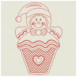 Redwork Christmas Decoration(Md) machine embroidery designs