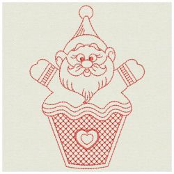 Redwork Christmas Decoration 02(Sm) machine embroidery designs