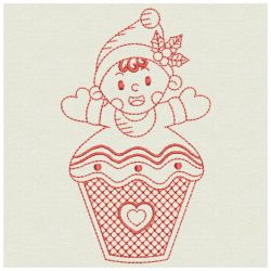 Redwork Christmas Decoration 07(Md) machine embroidery designs