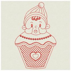 Redwork Christmas Decoration 08(Lg) machine embroidery designs