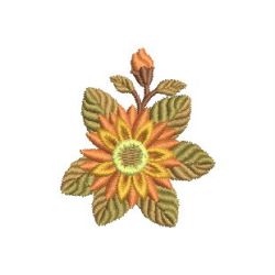 Flower And Cardinal machine embroidery designs