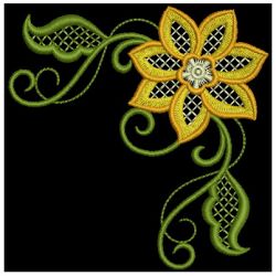 Blooming Corners machine embroidery designs