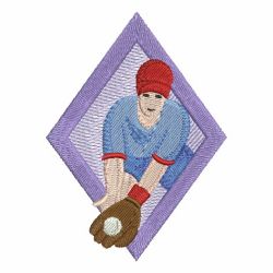 Baseball Players 01 machine embroidery designs