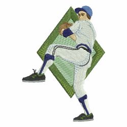 Baseball Players 02 machine embroidery designs