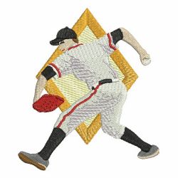 Baseball Players 10 machine embroidery designs