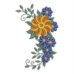 Heirloom Flowers 12 machine embroidery designs