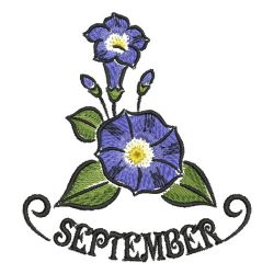 Flower Of The Month 1 09 machine embroidery designs