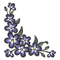 State Flower Corners 1 02 machine embroidery designs