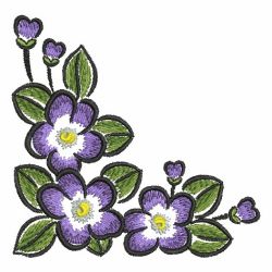 State Flower Corners 2 machine embroidery designs