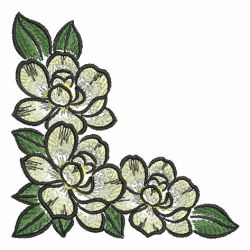 State Flower Corners 2 06 machine embroidery designs