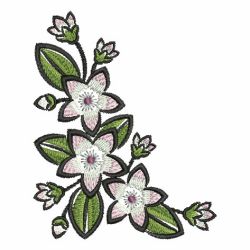 State Flower Corners 2 09 machine embroidery designs