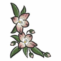 State Flower Corners 3 01 machine embroidery designs