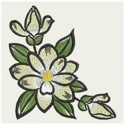 State Flower Corners 3 03 machine embroidery designs