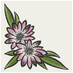 State Flower Corners 3 04 machine embroidery designs