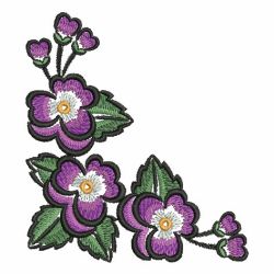 State Flower Corners 3 08 machine embroidery designs