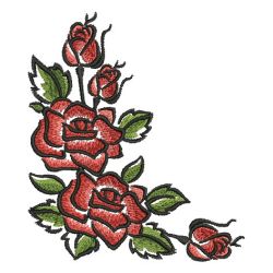 State Flower Corners 3 09 machine embroidery designs