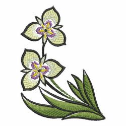 State Flower Corners 5 02 machine embroidery designs