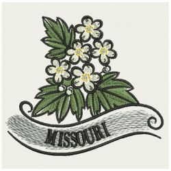 US State Flowers 3 02 machine embroidery designs