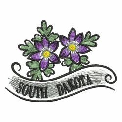 US State Flowers 4 09 machine embroidery designs