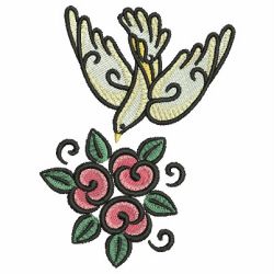 Artistic Doves machine embroidery designs