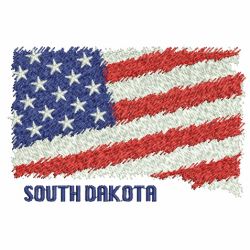 Patriotic US States Map 5 machine embroidery designs