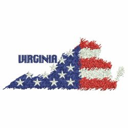 Patriotic US States Map 5 07 machine embroidery designs