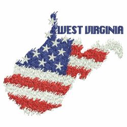 Patriotic US States Map 5 09 machine embroidery designs