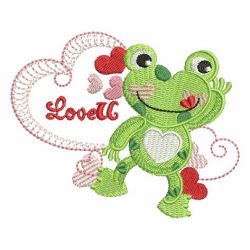 Cute Valentine Animals 10 machine embroidery designs