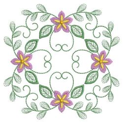 Colorful Flower Quilts 06(Md) machine embroidery designs