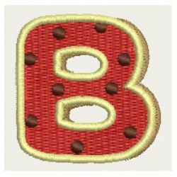 Christmas Gingerbread Alphabets 02 machine embroidery designs