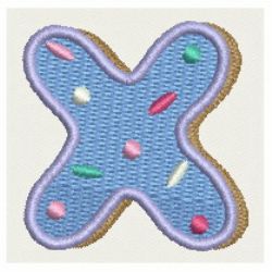 Christmas Gingerbread Alphabets 24 machine embroidery designs