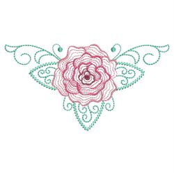 Rippled Vintage Roses 03(Md) machine embroidery designs