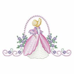 Rippled Sunbonnet Border 02(Md) machine embroidery designs