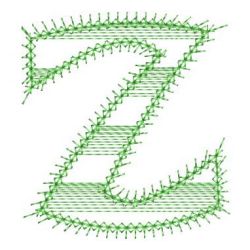 Fancy Alphabet 26 machine embroidery designs