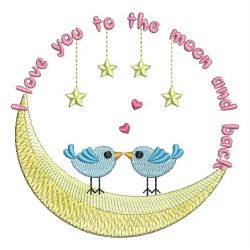 I love You to The Moon And Back 07 machine embroidery designs