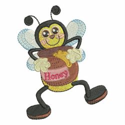 Lovely Bee 03 machine embroidery designs