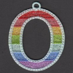 FSL Rainbow Numbers 10 machine embroidery designs