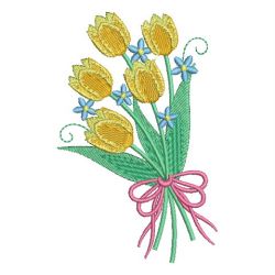 Flower Bouquet 03 machine embroidery designs